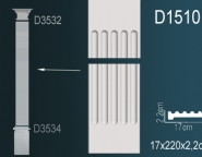 Декоративные решения Перфект Пилястры D1510