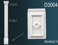 Декоративные решения Перфект Пилястры D3004