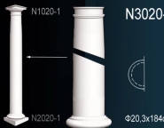 Декоративные решения Перфект Полуколонны N3020-1