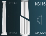 Декоративные решения Перфект Полуколонны N3115-1