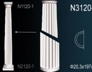Декоративные решения Перфект Полуколонны N3120-1
